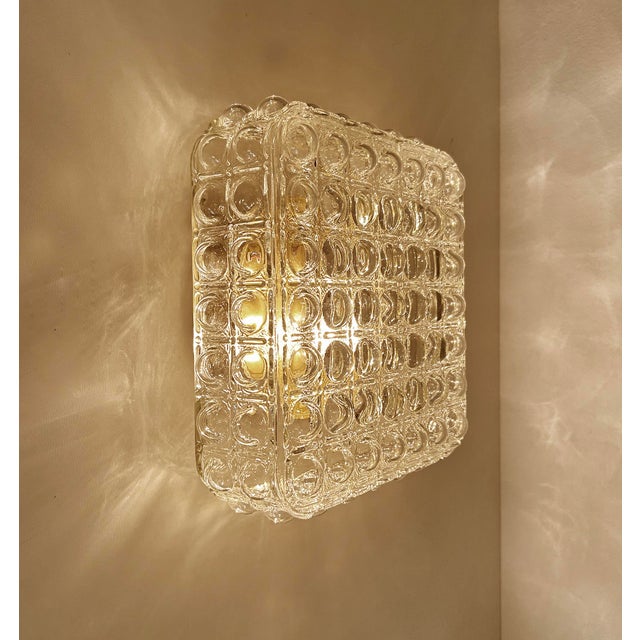 Large Vintage Bubble Glass Wall Light from Erco, 1970s For Sale - Image 6 of 14