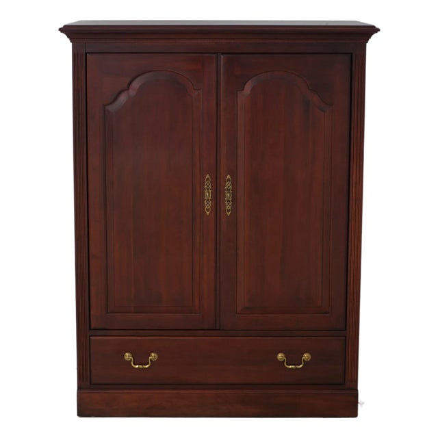 Ethan Allen Georgian Court Cherry Tv Entertainment Cabinet For Sale