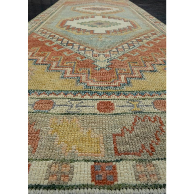 Early 21st Century Turkish Oushak Rug 2'10" x 7'8" #18109 For Sale - Image 5 of 8