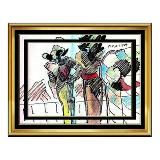 Mid 20th Century Pop Art Profiles, Peter Max For Sale