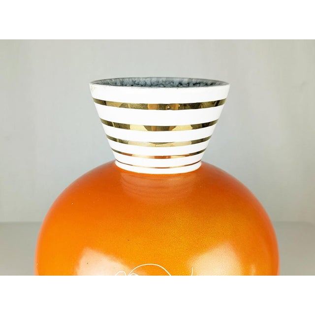 1950s Mid-Century Modern Vase by Ambrogio Pozzi for Ceramiche Pozzi, 1950s For Sale - Image 5 of 14