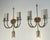 1950s bronze wall sconces with Arrows and Effigy of the Sun King by Louis Gau - a Pair For Sale - Image 12 of 12
