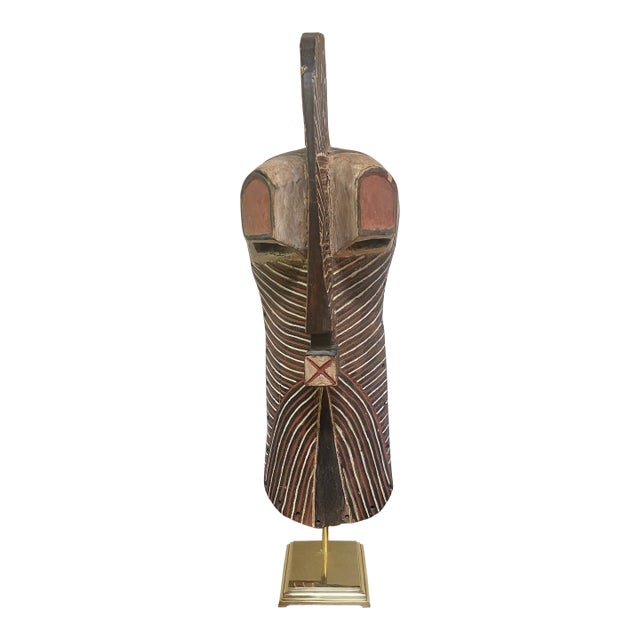 Vintage Songye Kifwebe Male Mask, DRC Congo — Ex-Raskin Collection For Sale