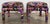 Textile Vintage Abstract Upholstered Parsons Stools, a Pair For Sale - Image 7 of 11