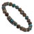 Contemporary Turquoise & Diamond Good Luck Beaded Bracelet For Sale - Image 3 of 7
