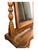 1930s Vintage Vanity Mirror - Antique Wooden Dresser Tabletop Tilting Tilt Mirror - Chippy Rustic Painted Wood Mirror For Sale - Image 5 of 9