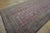 Chinese 1900s Antique Large Chinese Diamond Grid Purple Baotou Knotted Runner Rug For Sale - Image 3 of 12