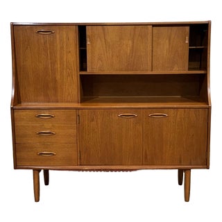 English Teak Bar Buffet, 1970s For Sale