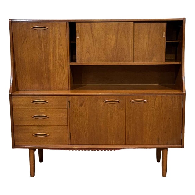English Teak Bar Buffet, 1970s For Sale