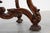 Napoleon III Style Carved Walnut Side Table with Bluestone Top, France, 1900s For Sale - Image 9 of 15
