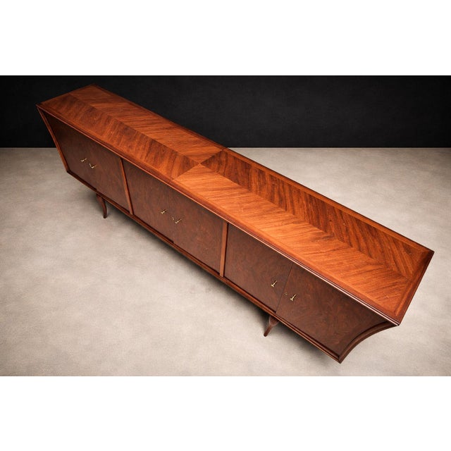 Caviuna Wood Credenza by Giuseppe Scapinelli for Zullo Sonato, Brazil, 1950s For Sale - Image 14 of 15