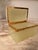 Mid 20th Century Vintage Murano Style Yellow Opaline Jewelry Casket For Sale - Image 5 of 9