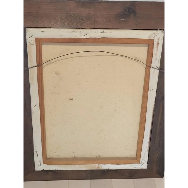 Vintage Philip Sandee. Sandee Framed Beach Coastal Oil Painting – Seagulls & Dunes 26" X 22" For Sale - Image 10 of 12