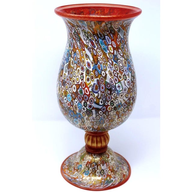 Gambaro & Poggi - Murrine Murano Vase by Gambaro For Sale - Image 4 of 7