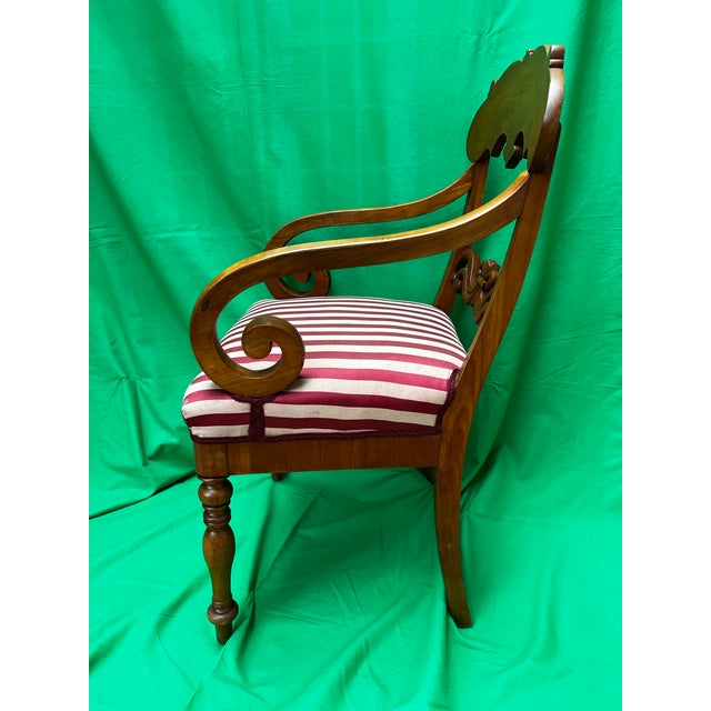 Early 19th Century Early 19th Century Pair of Biedermeier Armchairs For Sale - Image 5 of 12
