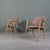 Set of Scandinavian Ash Wood Armchairs For Sale - Image 9 of 18