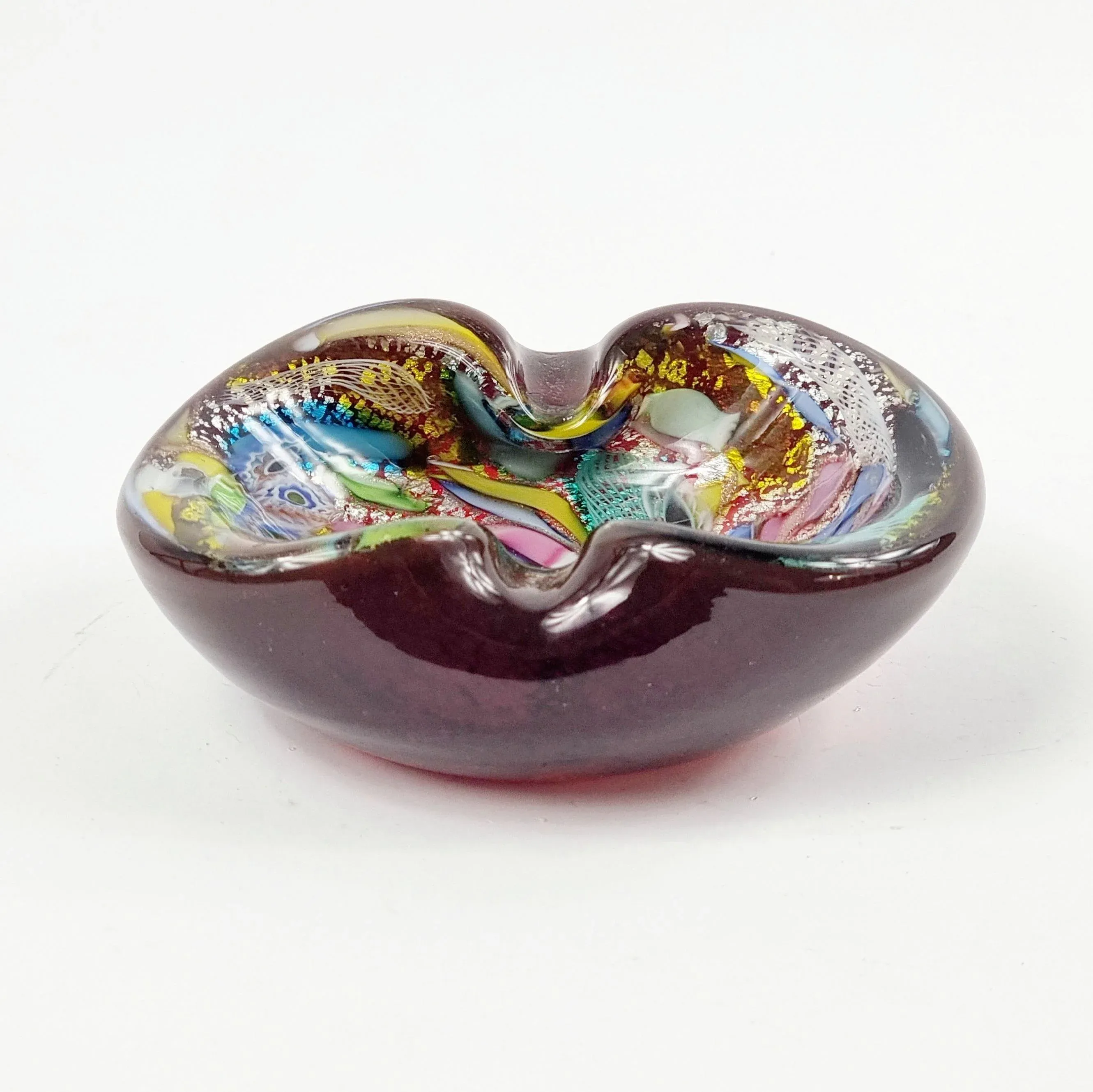 Arte Murano コンポート　フルーツ皿　ムラーノ Tutti Frutti Murano Glass Ashtray by Dino Martens for Aureliano