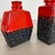 Set of Two Pottery Fat Lava Cubic Vases from Jopeko, Germany, 1970s For Sale - Image 16 of 18
