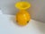 Vintage Yellow Murano Glass Vase With Millefiori | Made in Italy | Signed For Sale - Image 12 of 14