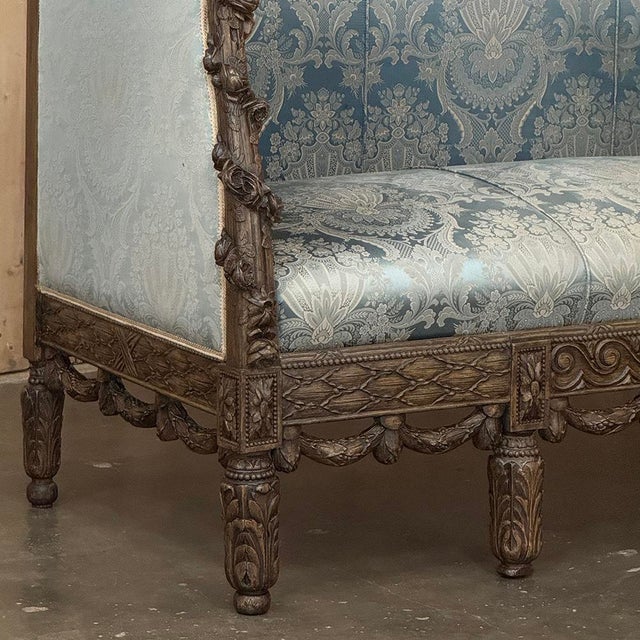 19th Century French Louis XVI Canape ~ Settee For Sale In Dallas - Image 6 of 18