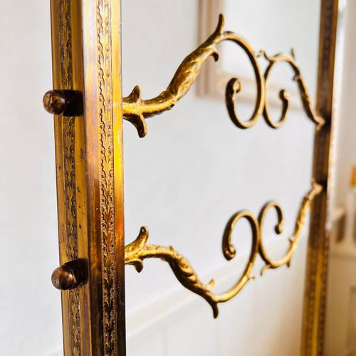 Hollywood Regency Double Standing Hall Tree Rack For Sale - Image 6 of 11