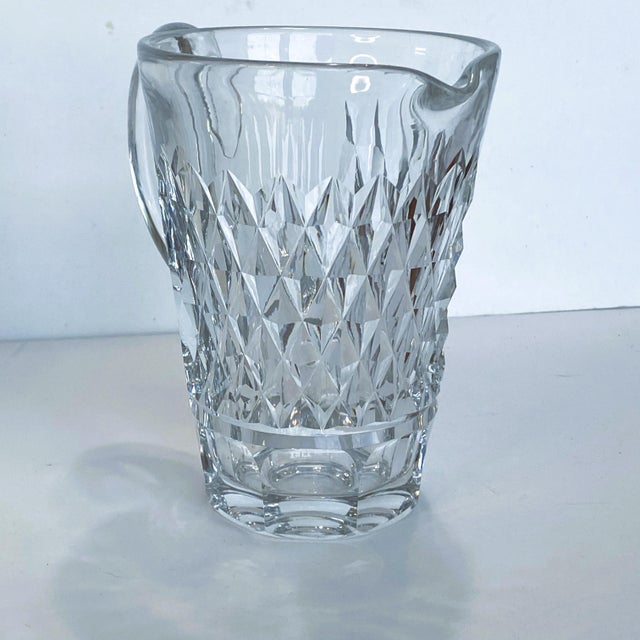 1960s Mid-Century Waterford Crystal “Boyne” Decanter & Pitcher Set — Hand-Cut Irish Lead Crystal For Sale - Image 11 of 12