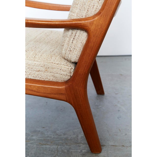 Mid-Century Modern Teak Senator Highback Chair by Ole Wanscher for Poul Jeppesen, 1960s For Sale - Image 13 of 18