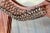 Vintage Ornately Carved and Inlaid 19-String Table-Top Harp For Sale - Image 4 of 13