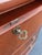 Brown Flame Mahogany Low Dresser Bathroom Vanity 6898 For Sale - Image 8 of 18