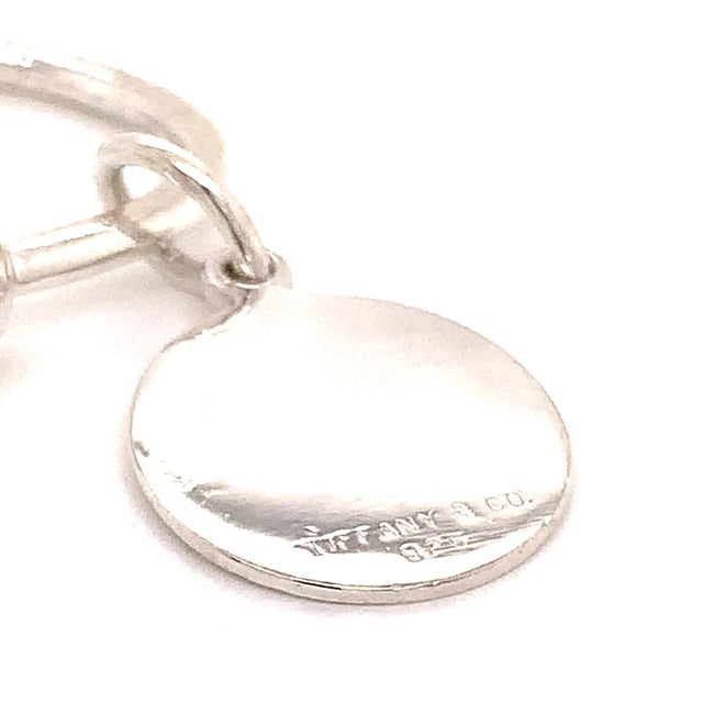 1990s Tiffany & Co Estate Sterling Silver Keychain For Sale - Image 9 of 12
