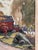 Karl Gustaf Strandberg, Road to Red Huts, 1950s, Oil Painting on Canvas, Framed For Sale - Image 6 of 12