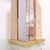 Tall Skyscaper Table Lamp in Travertine, Chrome and Brass by Sciolari, 1970s For Sale - Image 6 of 15