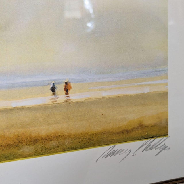 P. Phillips “Shore Path” Signed Limited Edition Giclée Framed Art Print by Lisa Violetto Designs For Sale In San Francisco - Image 6 of 8