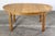Brutalist Vintage Danish Oval Oak Dining Room Table in the style of H. Kjærnulf, 1960s For Sale - Image 3 of 12