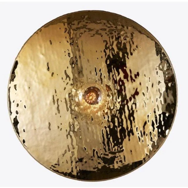 Nebbia wall light, gold & large by radar design: bastien taillard materials: metal, glass dimensions: depth 15 x diameter...