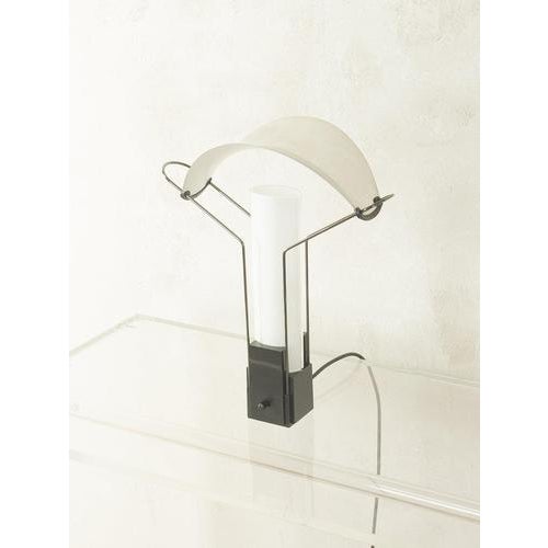 Palio Table Lamp in Opal Glass from Arteluce For Sale - Image 5 of 10