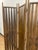 Vintage Walnut Three Panel Geometric Room Divider. For Sale - Image 10 of 18