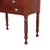 Wood Antique Sheraton Cherry & Tiger Maple 3-Drawer Server C1830 For Sale - Image 7 of 15