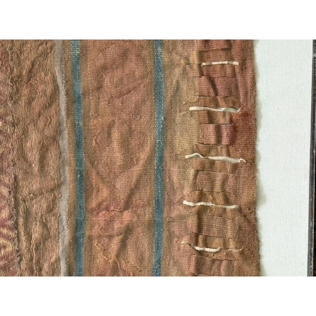 Framed Pre-Columbian Fine Textile Fragment from Chancay Culture For Sale - Image 14 of 15