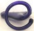 1970s Cobalt Blue Blown Glass American Cornucopia Gondola Centerpiece Vase For Sale - Image 9 of 16