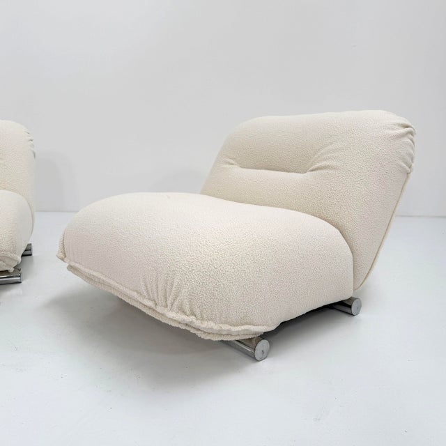 1970s Set of Lounge Chairs by Giuseppe Munari for Poltrona Munari, 1970s For Sale - Image 5 of 16