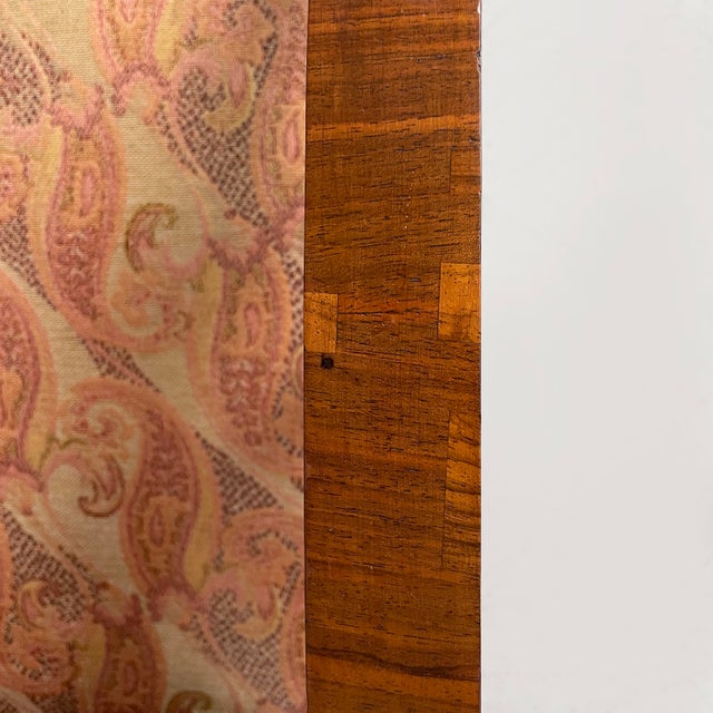 Art Deco Italian Armchairs in Wood and Fabric, 1930s, Set of 2 For Sale - Image 11 of 18