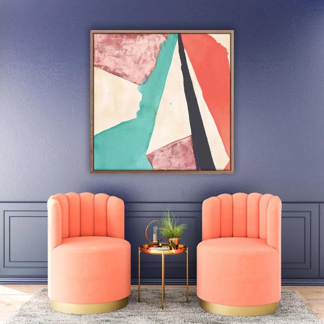 Abstract Dog Days Art Print - Framed For Sale - Image 3 of 4