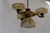 Gold Art Nouveau Danish Chandelier with Marbled Opaline Shades, 1920s For Sale - Image 8 of 18