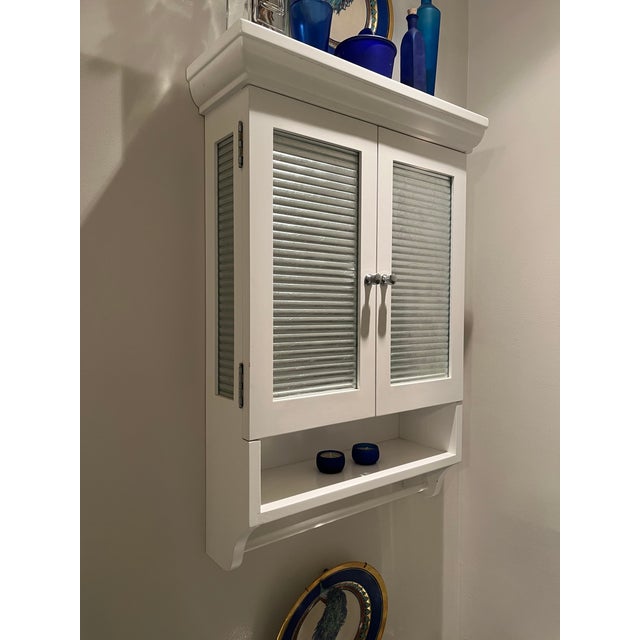Queen Anne Bathroom Drawer and Cabinet For Sale - Image 3 of 7