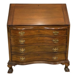 1940s Baker Drop Leaf Secretary Desk For Sale