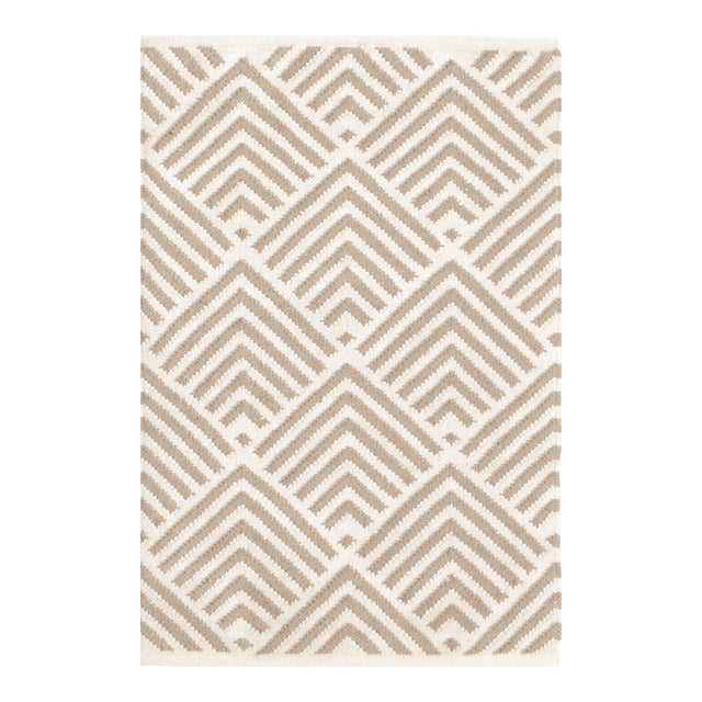 Bunny Williams for Dash & Albert Cleo Cement Indoor/Outdoor Rug, 7' 6" x 9' 6" For Sale
