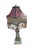 1950s Crystal and Bronze and Marble Lamp With Crystal Lamp Shade For Sale In Dallas - Image 6 of 6