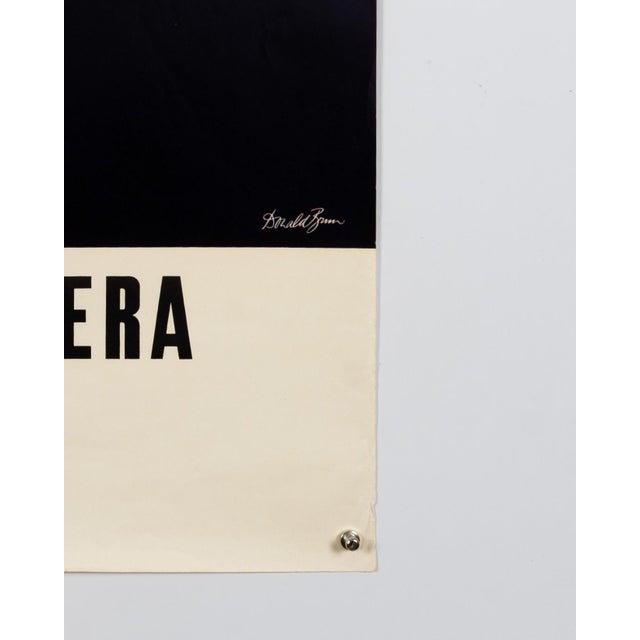 Black Fiera Svizzera Basilea Exhibition Poster by Donald Brun, 1955 For Sale - Image 8 of 9