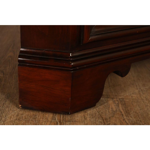 Statton Georgian Style Old Towne Cherry Corner Cabinet For Sale - Image 14 of 18